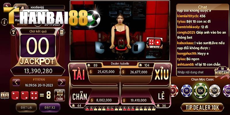 tài xỉu Thanbai88